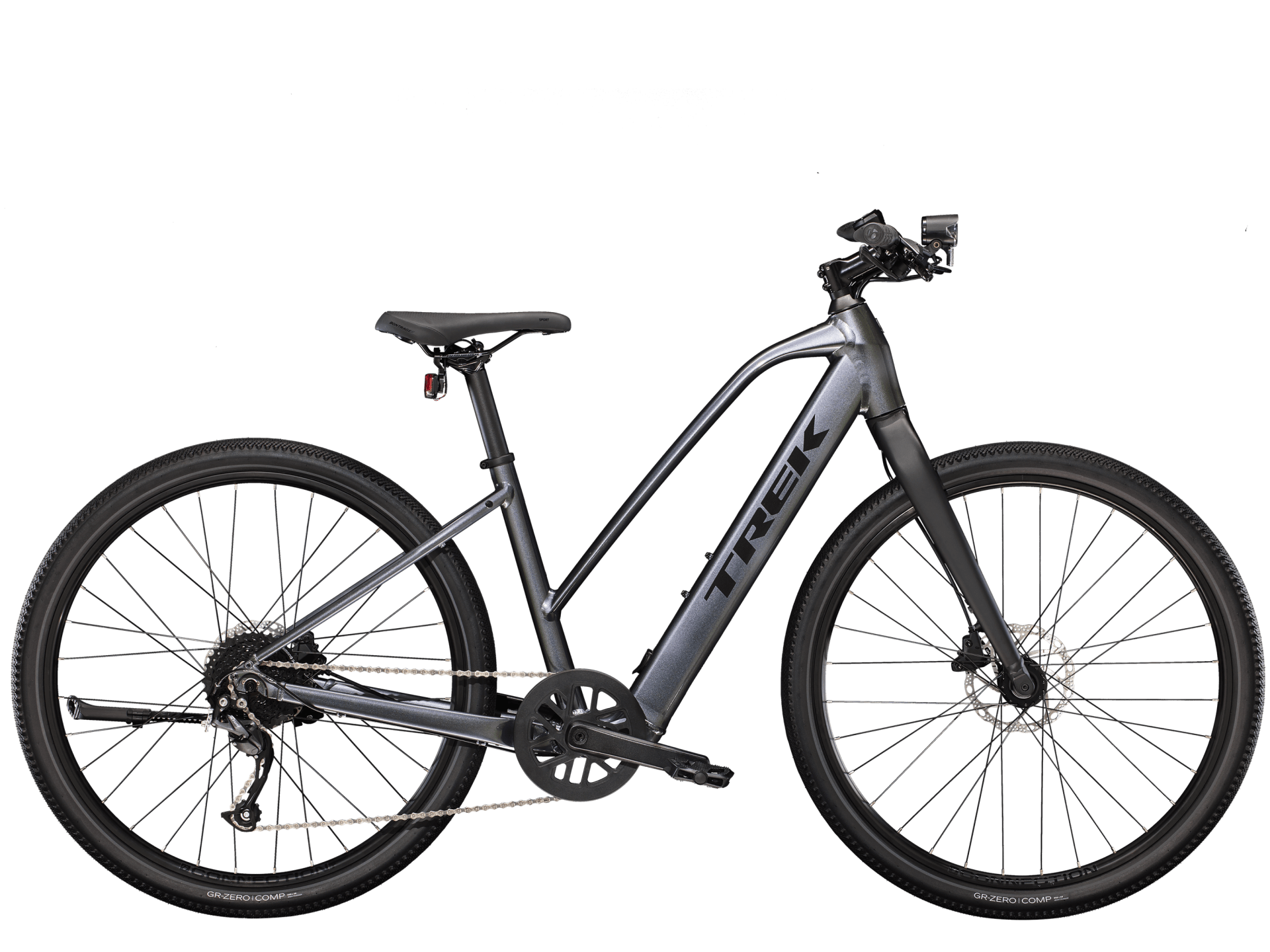 TREK Dual Sport +2 Stagger Bicycle - Flash E-Bikes